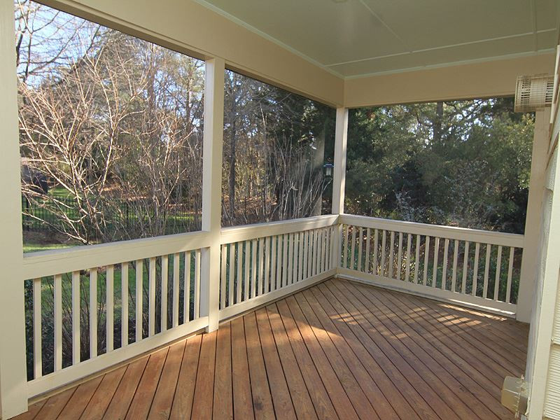 12308 Canolder Street Raleigh, NC 27614 - Photo 23 of 25 Enjoy your coffee or dinner on this beautiful screened porch. Screened Porch