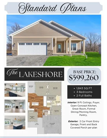 $586,975 | 5635 (lot 3) Thomas Road, Canandaigua, NY 14424