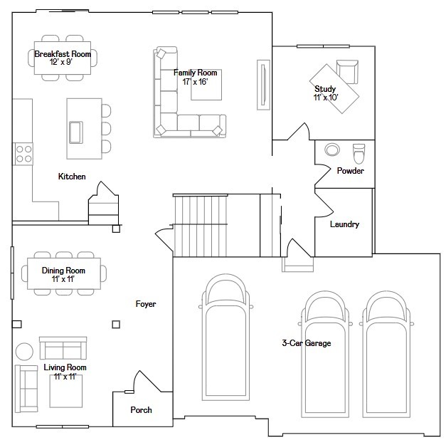 115 Henderson Street Oswego, IL 60543 - Photo 19 of 20 a picture of a wall with a picture on a wall