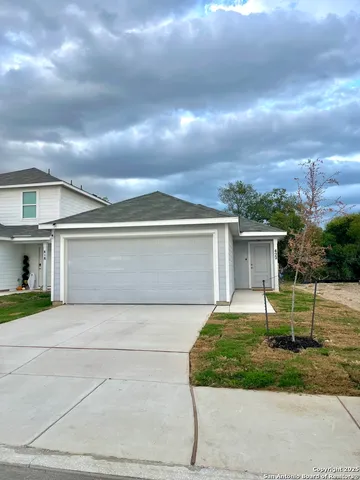 front view of house with a yard
