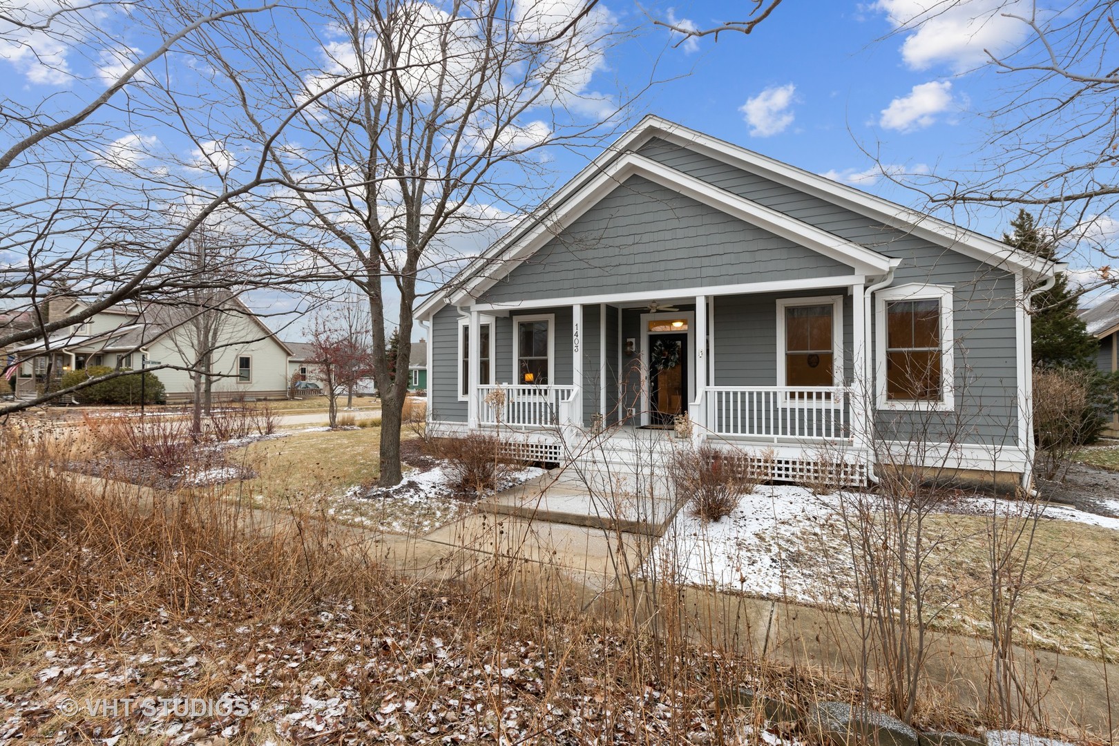 1403 Turks Cap Road Grayslake, IL 60030 - Photo 1 of 40 a front view of a house with a yard