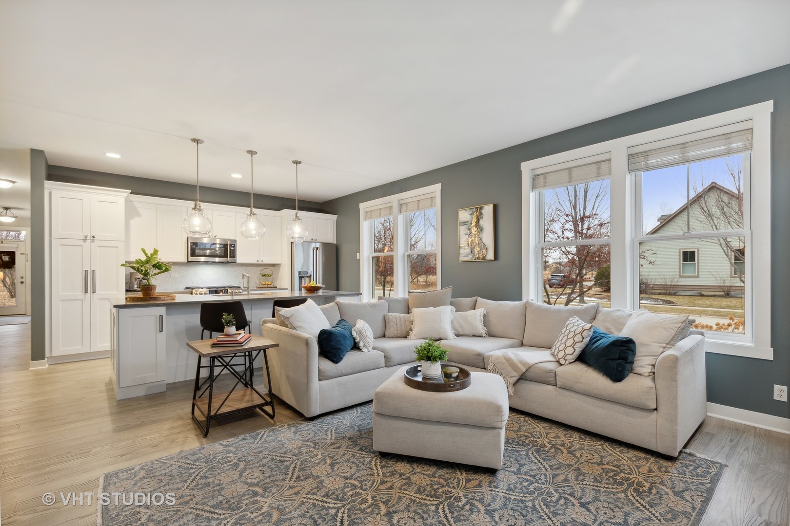 1403 Turks Cap Road Grayslake, IL 60030 - Photo 16 of 40 a living room with furniture and a large window
