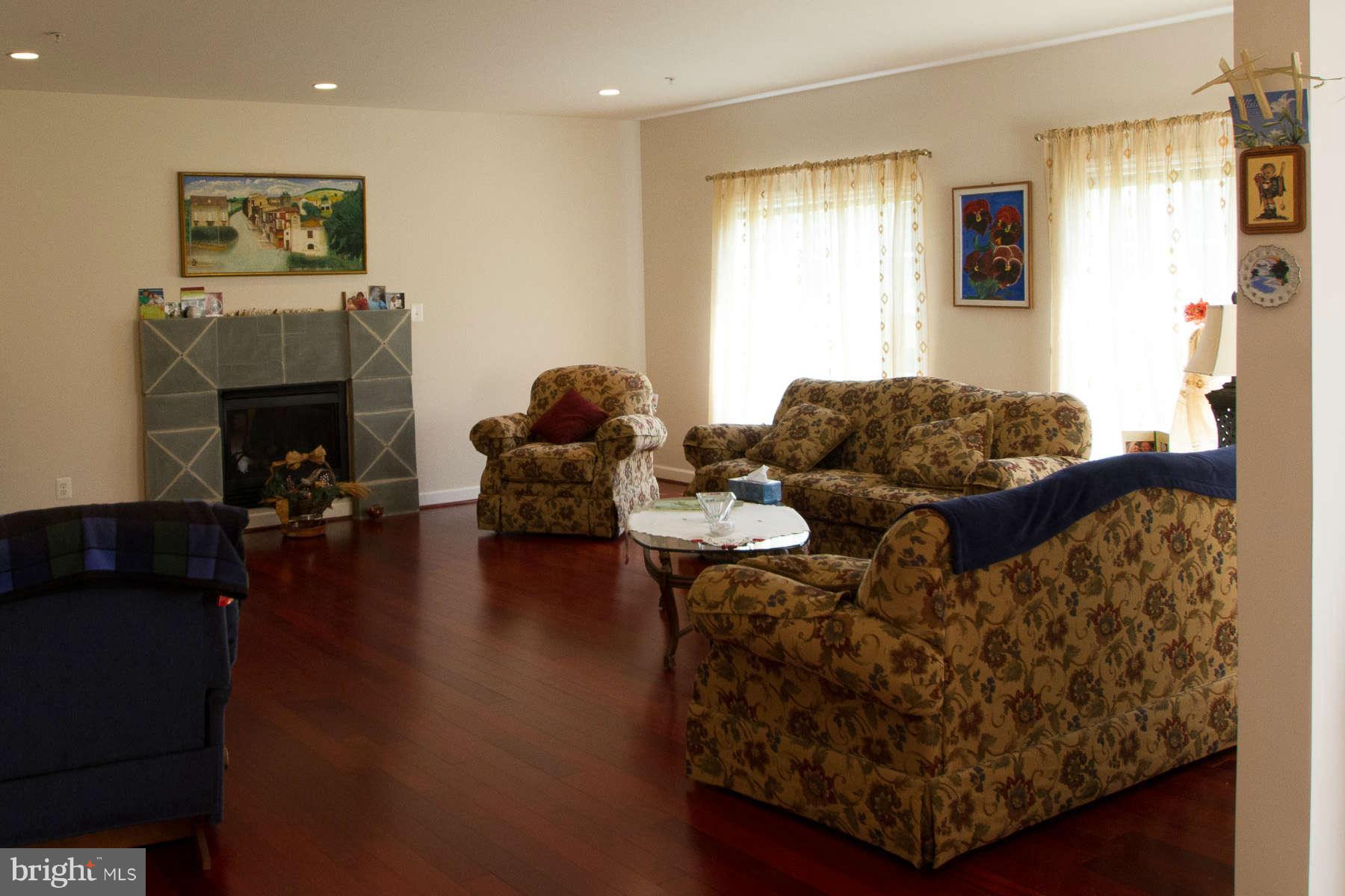 13609 Layhill Road Silver Spring, MD 20906 - Photo 6 of 30 a living room with furniture and a fireplace