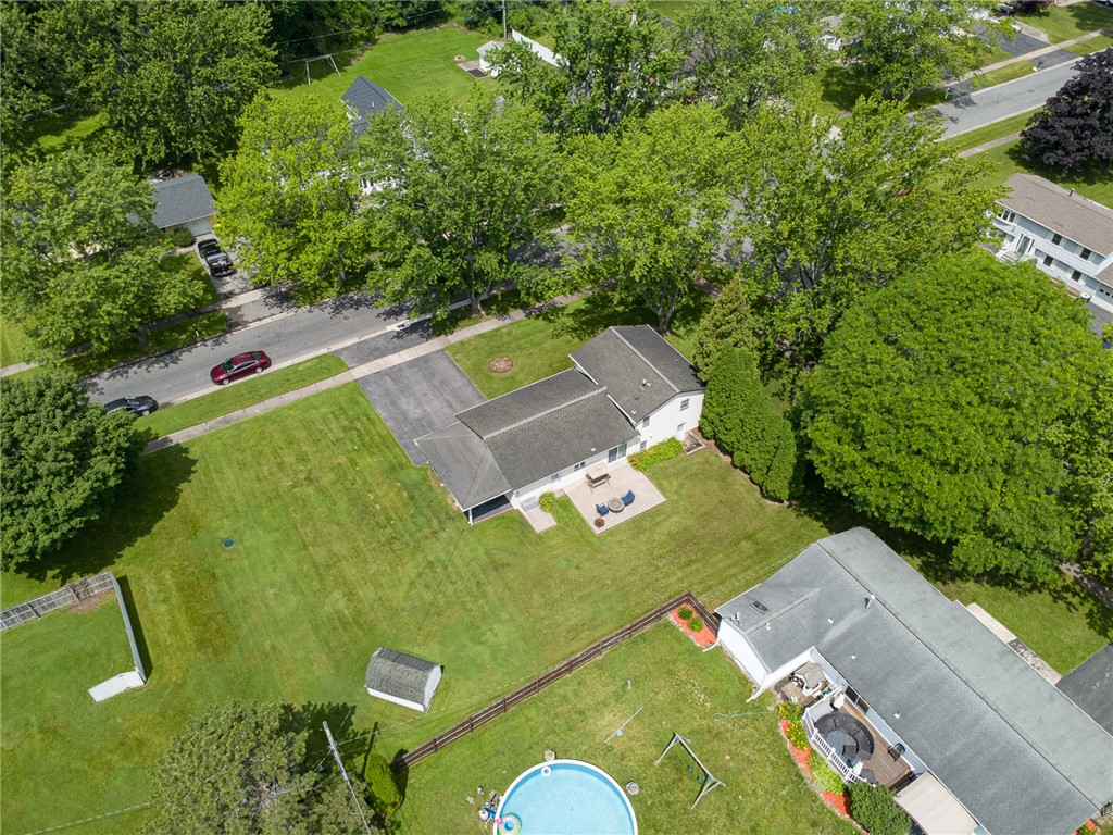 64 Elmford Road Gates, NY 14606 - Photo 3 of 37 Birds Eye view of the yard!