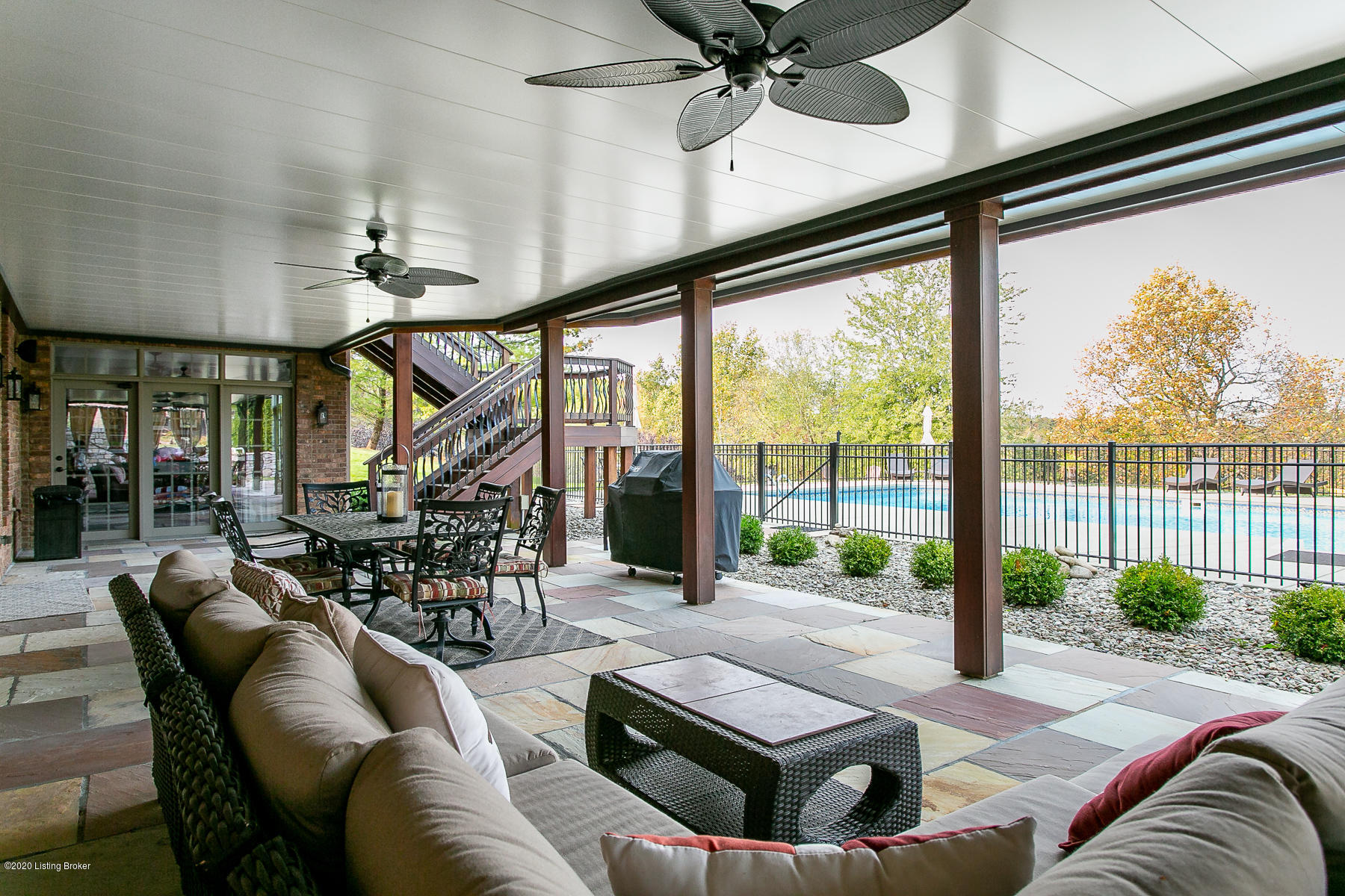 5807 Mt Pleasant Road Prospect, KY 40059 - Photo 68 of 103 Underdecking drain system just installed for a rain or shine use