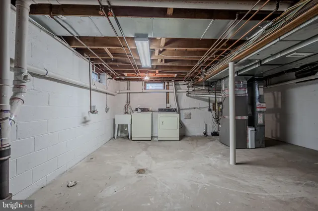 a view of a storage room