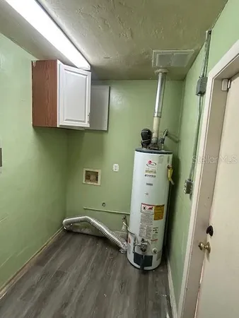 a room with hard wood floors