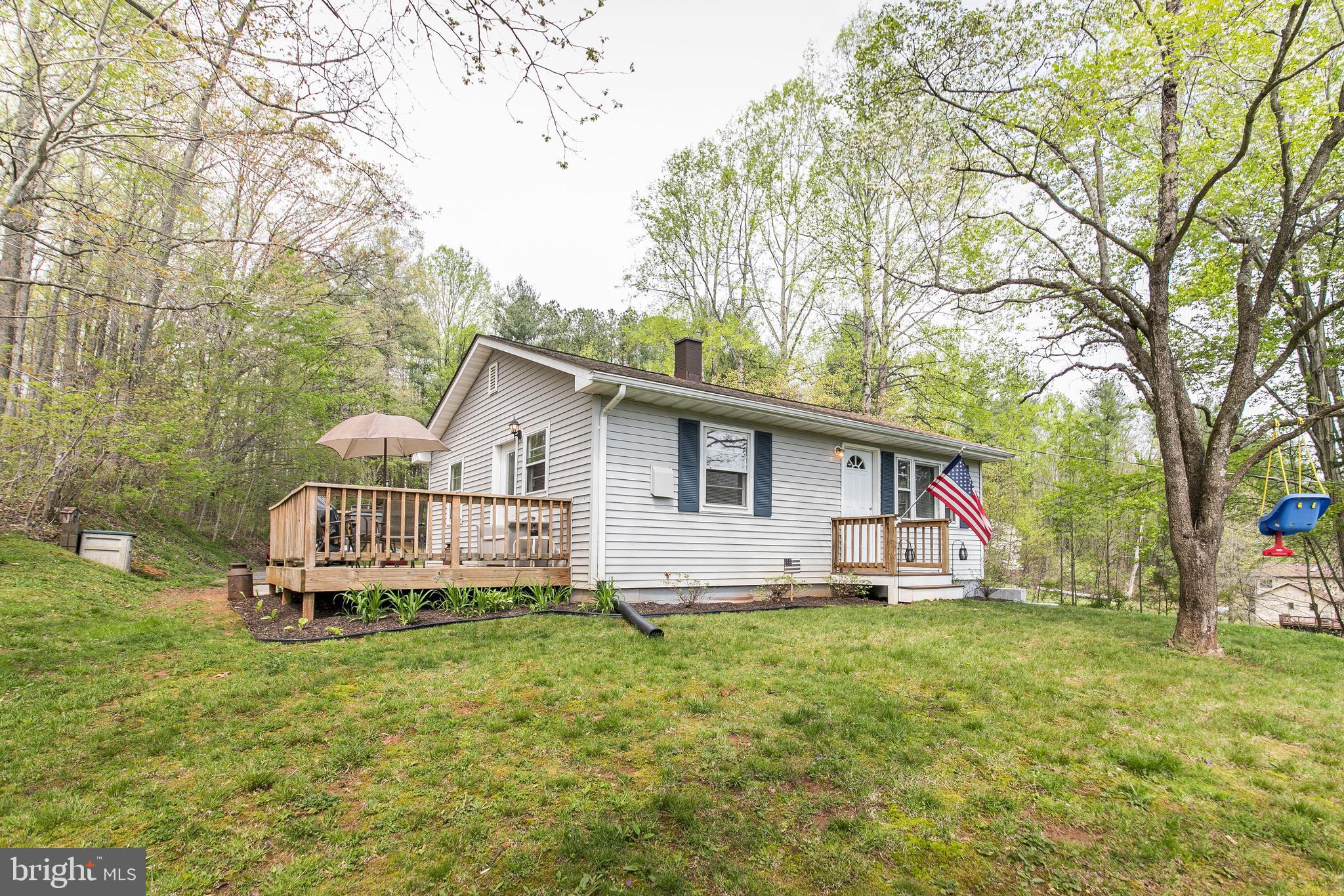 12020 Rixeyville Road Culpeper, VA 22701 - Photo 26 of 30 Private Backyard w/Woods