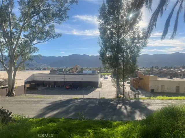 a view of a lake with a mountain