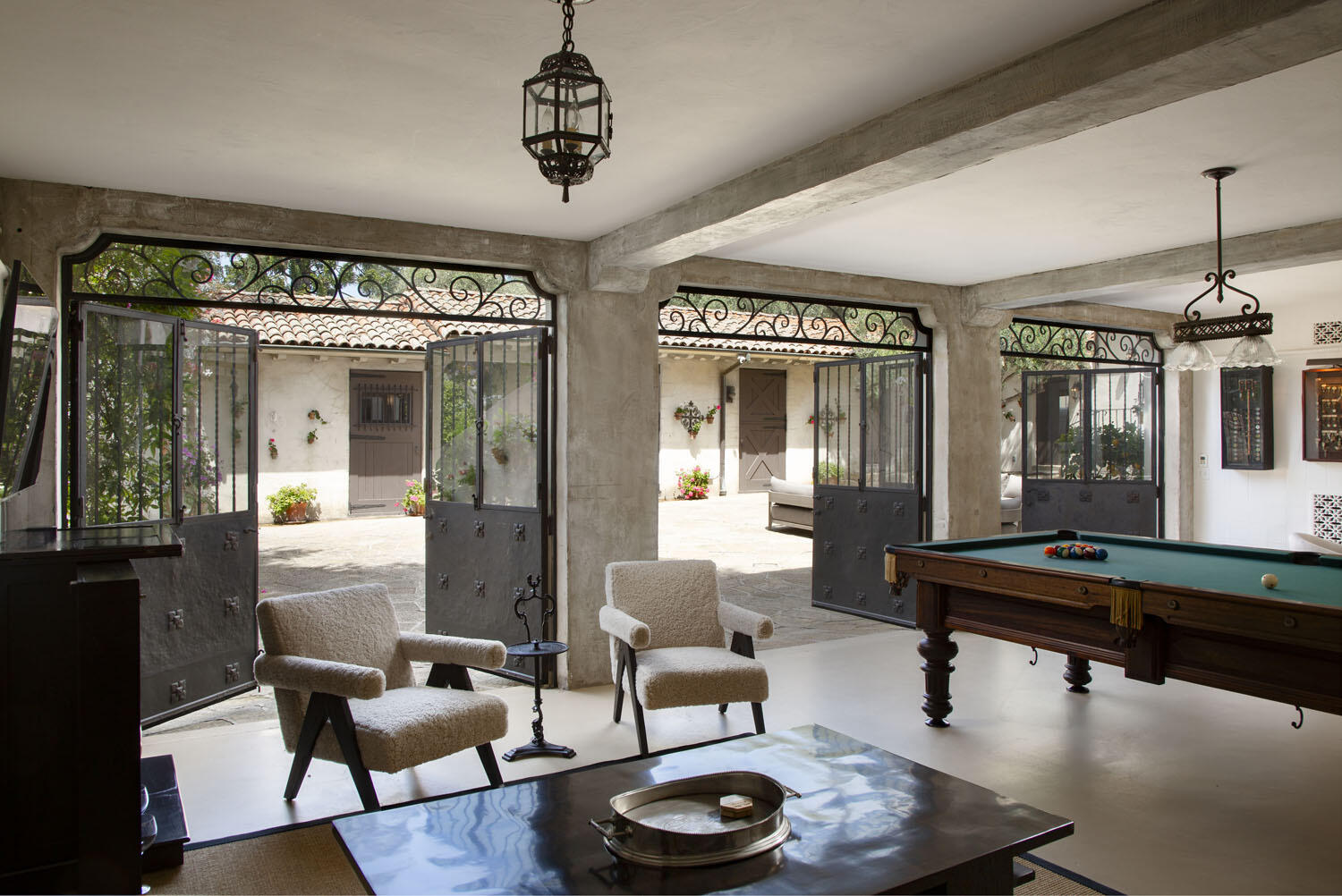 779 Ayala Lane Montecito, CA 93108 - Photo 54 of 58 a living room with furniture and wooden floor