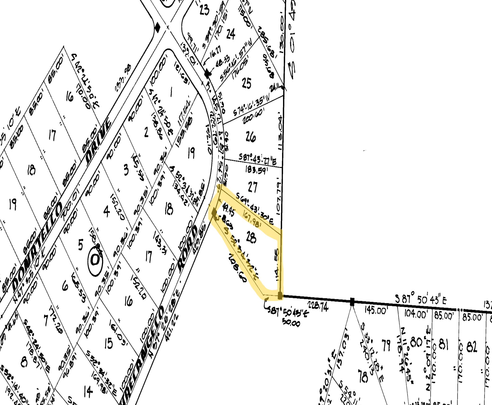 49-acre East Michaelangelo Road DeFuniak Springs, FL 32433 - Photo 14 of 14 Plat Map
