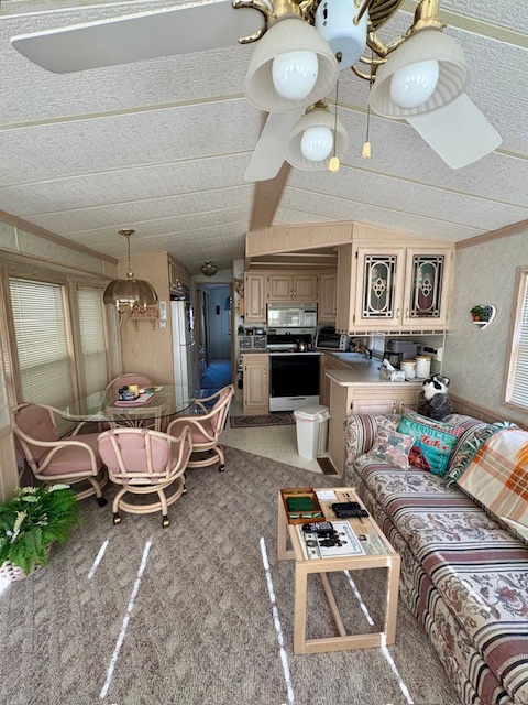 4-3&4 Woodhaven Sublette, IL 61367 - Photo 21 of 33 a living room with furniture and a fireplace