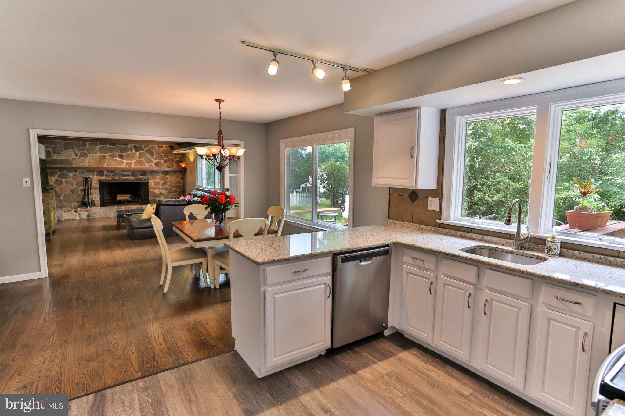 451 Valley View Road Langhorne, PA 19047 - Photo 26 of 69 Open kitchen, dining and family rooms