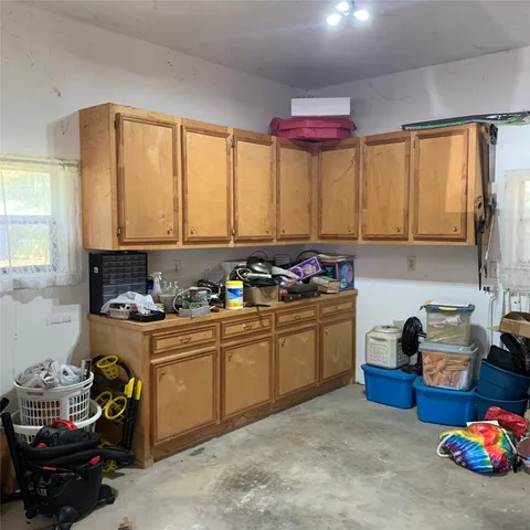 a room with storage and utility