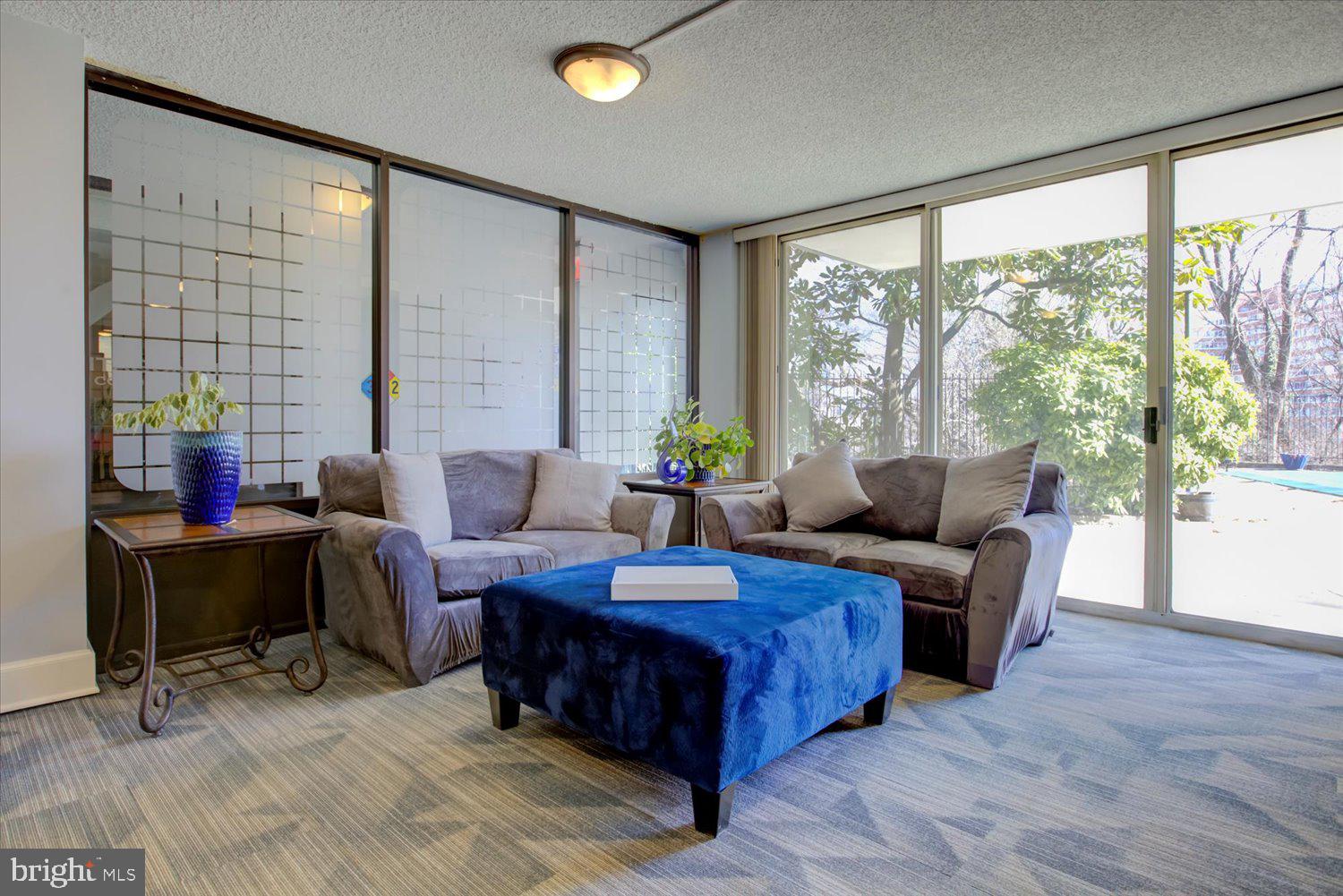 1515 South Arlington Ridge Road, Unit 305 Arlington, VA 22202 - Photo 36 of 41 a living room with furniture and a large window