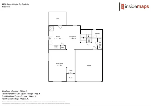 a picture of a floor plan