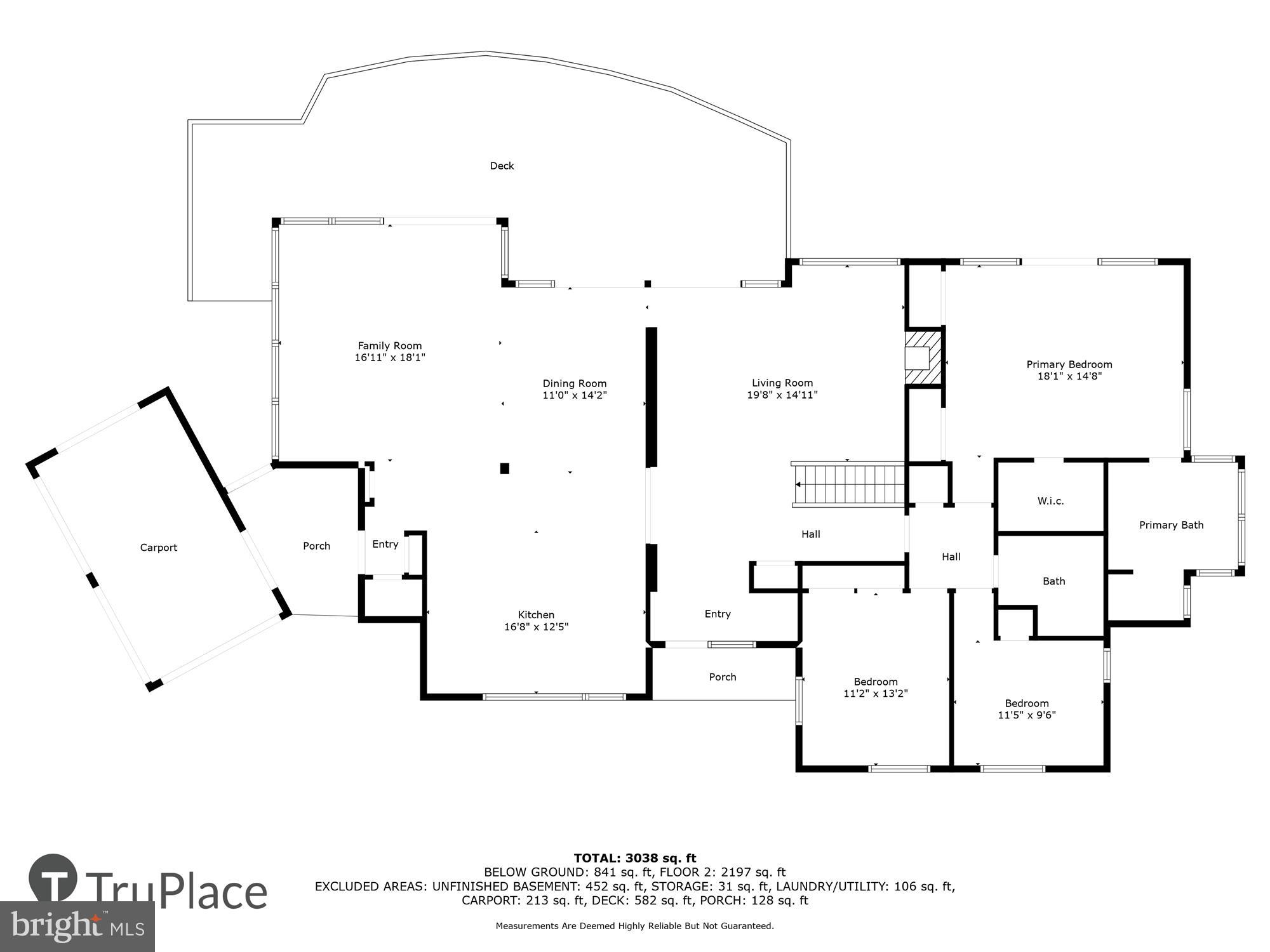 8328 Fenway Road Bethesda, MD 20817 - Photo 61 of 62 Main Level Floor Plan