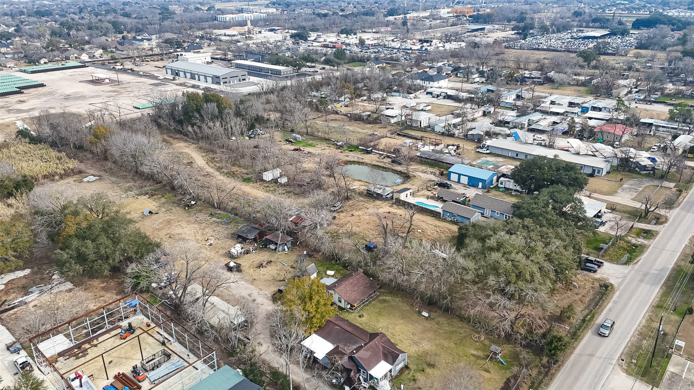 3721 Almeda Genoa Road Houston, TX 77047 - Photo 25 of 50 an aerial view of residential houses with outdoor space