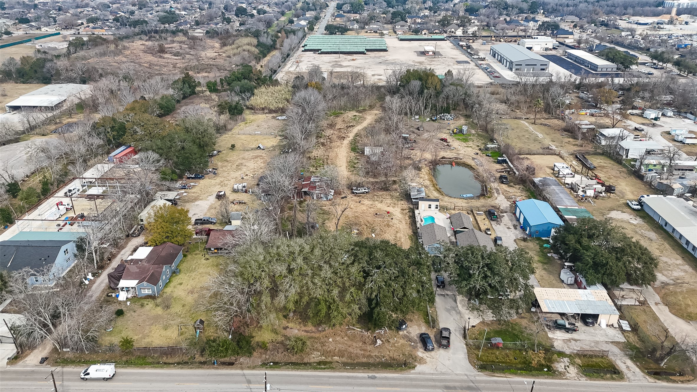 3721 Almeda Genoa Road Houston, TX 77047 - Photo 27 of 50 an aerial view of residential house with outdoor space