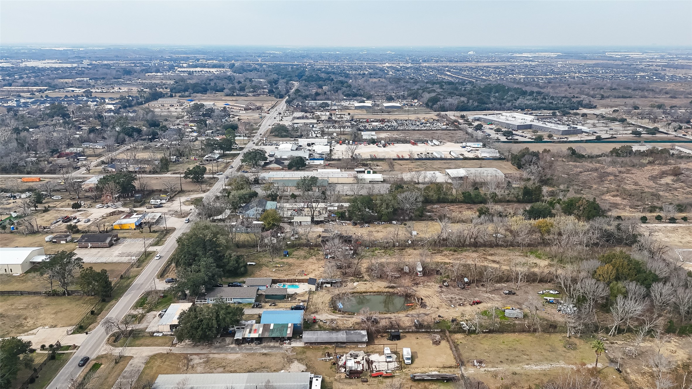 3721 Almeda Genoa Road Houston, TX 77047 - Photo 33 of 50 an aerial view of residential building and green space