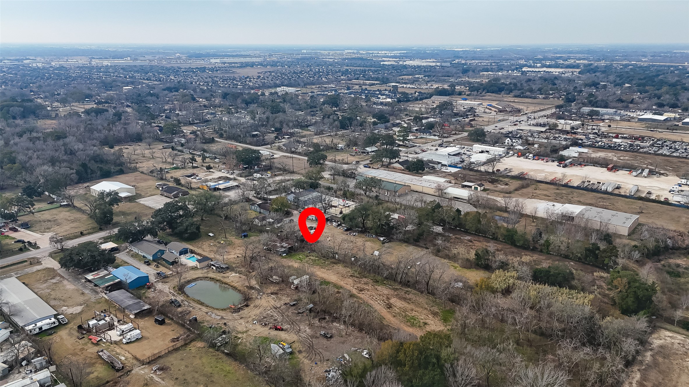 3721 Almeda Genoa Road Houston, TX 77047 - Photo 36 of 50 an aerial view of a city