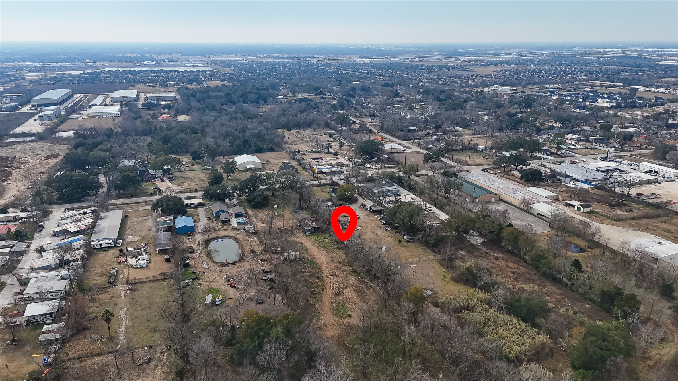 3721 Almeda Genoa Road Houston, TX 77047 - Photo 38 of 50 an aerial view of a houses with a city