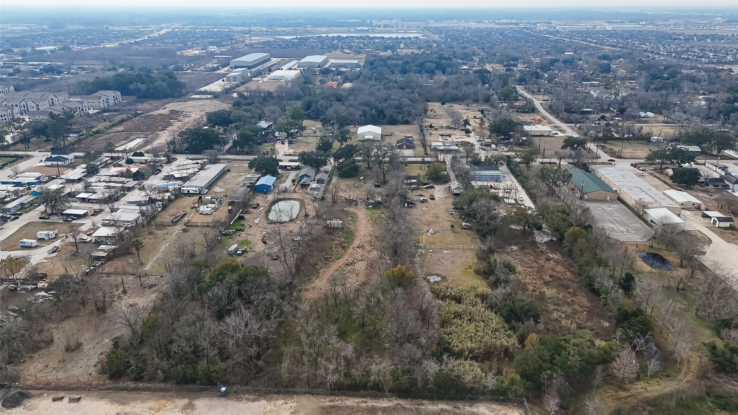 3721 Almeda Genoa Road Houston, TX 77047 - Photo 40 of 50 an aerial view of residential houses with outdoor space