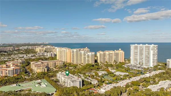 a view of city and ocean