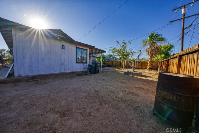 a view of a house with a patio