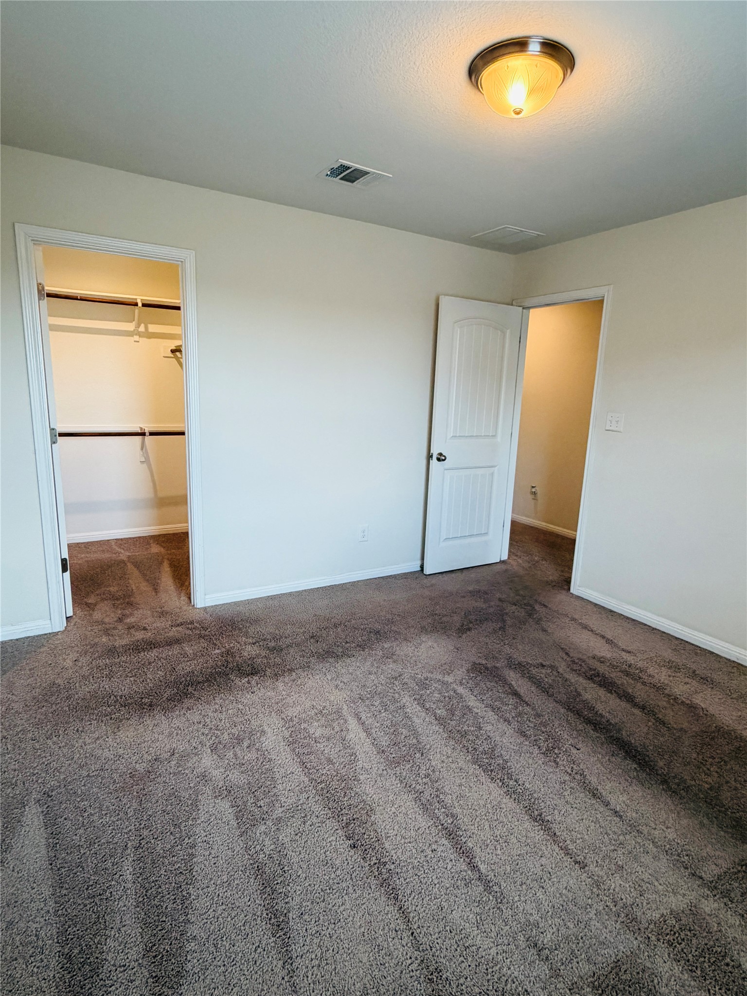 2013 Hat Bender Loop Round Rock, TX 78664 - Photo 11 of 16 Unfurnished bedroom with a spacious closet and dark colored carpet