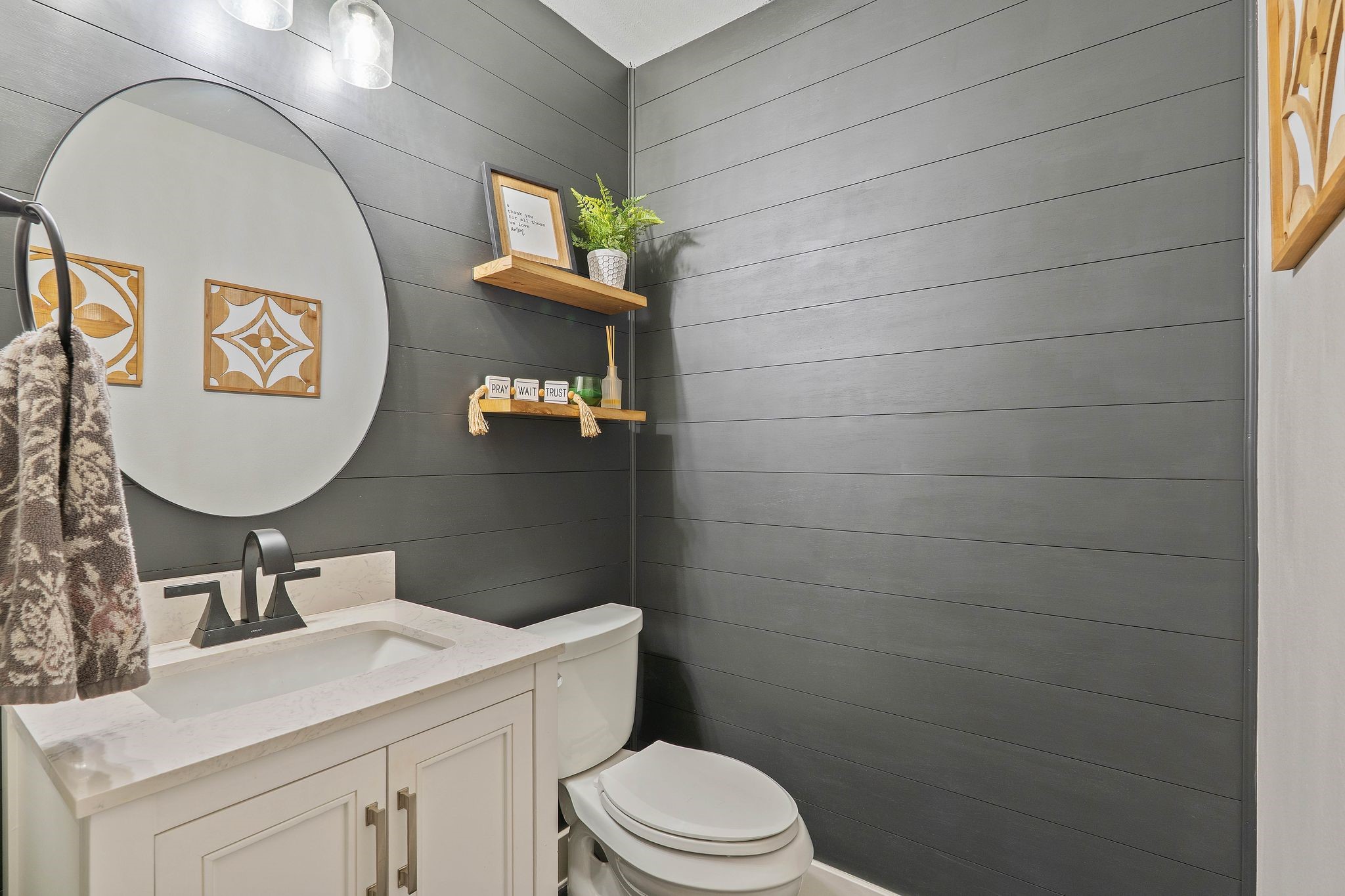 2408 Hollowbrook Lane Conroe, TX 77384 - Photo 29 of 49 Newly renovated 1/2 bath located in the fron of the home