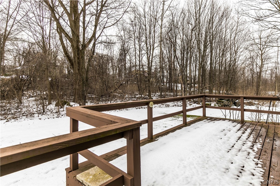 8646 Salt Springs Road Manlius, NY 13104 - Photo 7 of 38 One of the two decks--Imagine relaxing here when t