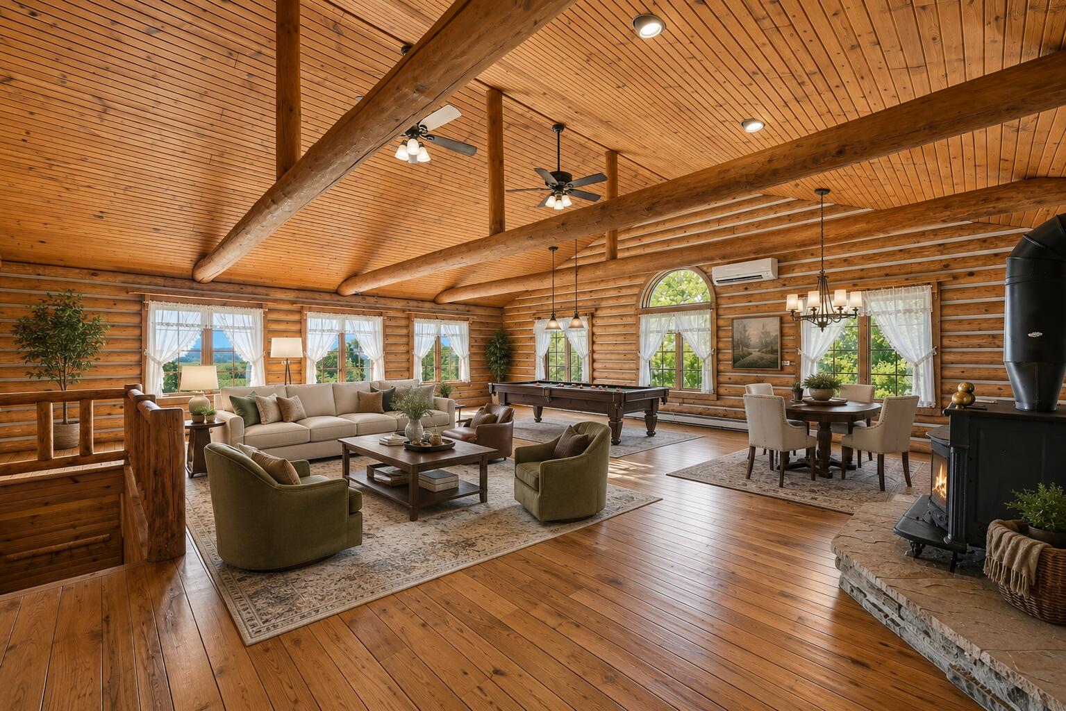 W714 Valley View Road Spring Prairie, WI 53105 - Photo 21 of 58 AI Generated Family Room