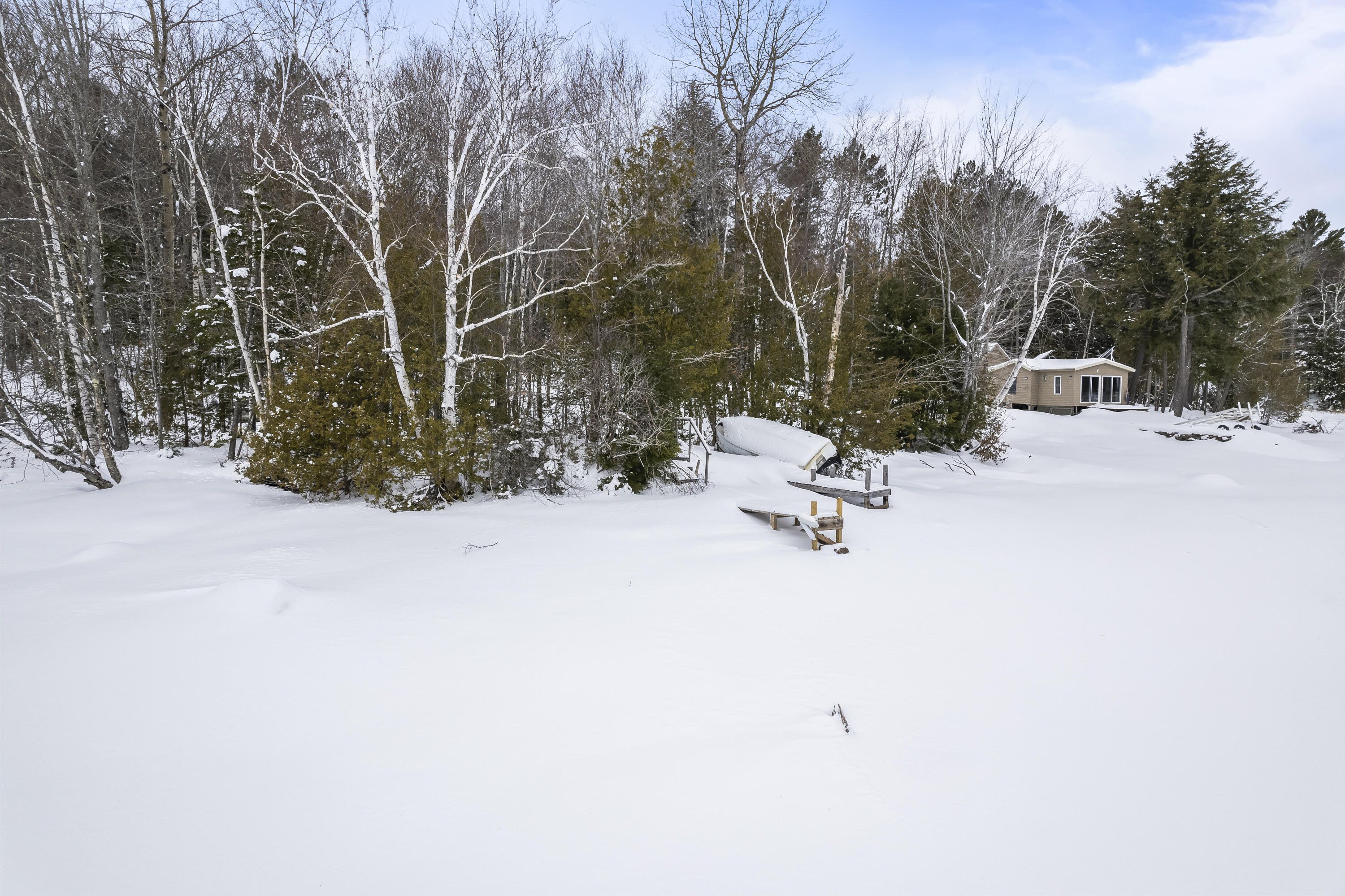 143 Indian Pond Road West Forks, ME 04985 - Photo 62 of 66 Aerial of water access