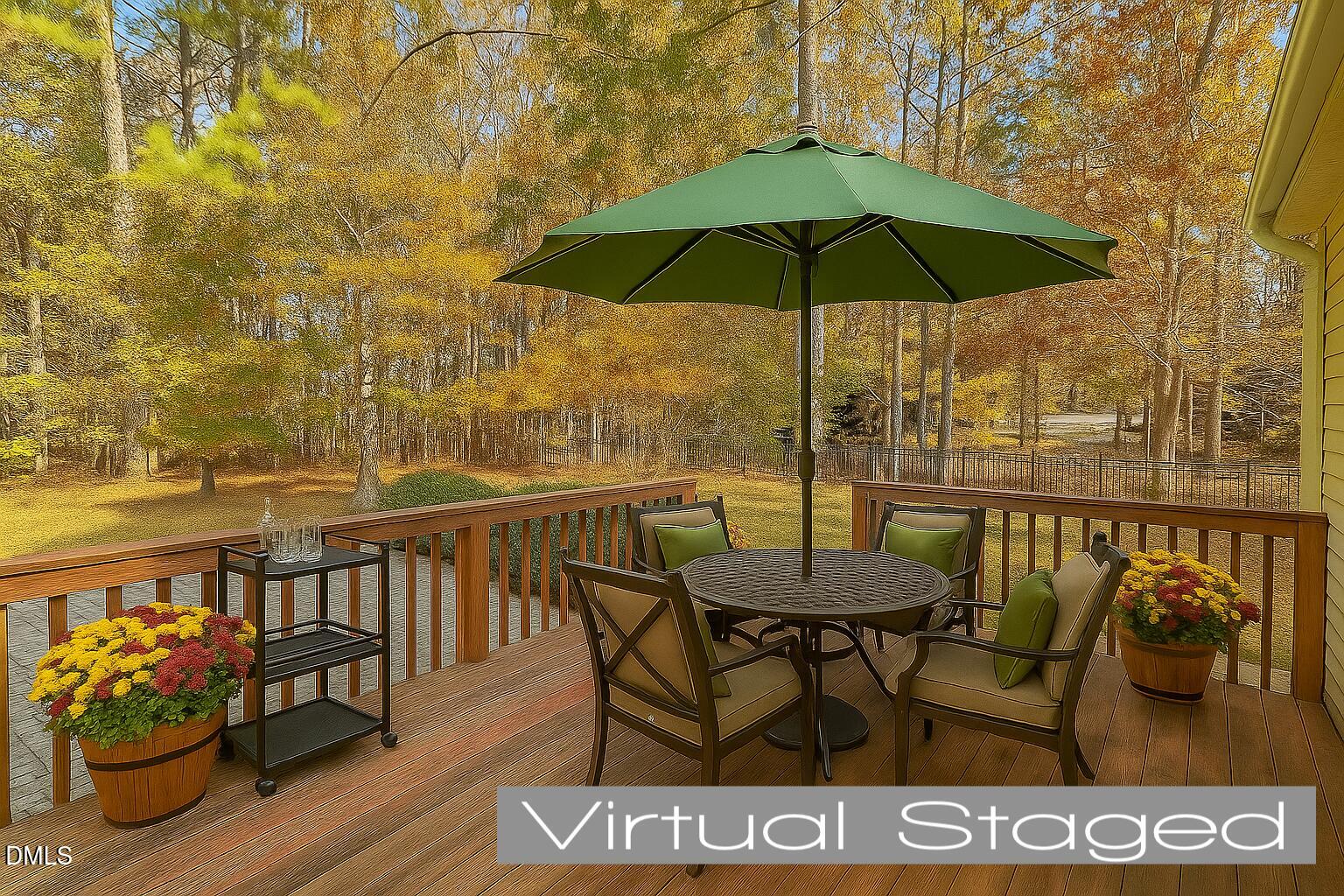 170 Beaver Ridge Drive Youngsville, NC 27596 - Photo 28 of 37 Deck Staged