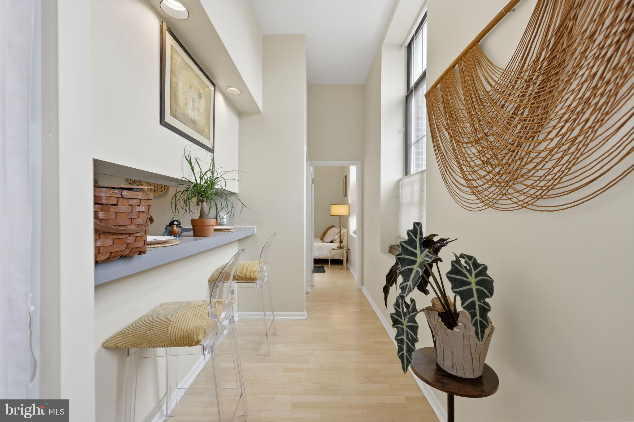 1601 Spring Garden Street, Unit 207 Philadelphia, PA 19130 - Photo 18 of 20 a view of entryway and hall with wooden floor