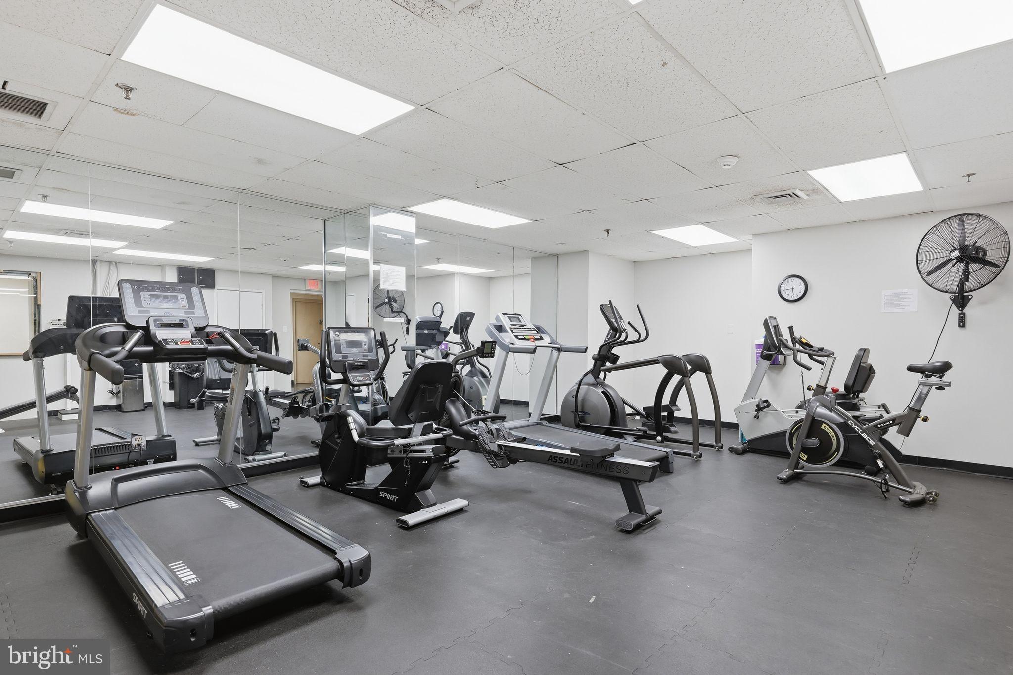1601 Spring Garden Street, Unit 207 Philadelphia, PA 19130 - Photo 19 of 20 a view of a room with gym equipment