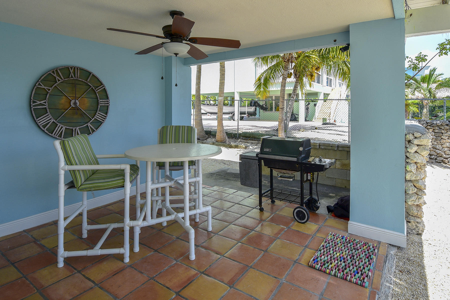 202 Johnny Road Tavernier, FL 33070 - Photo 17 of 25 Cover Patio by the Canal