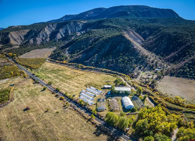 a view of swimming pool and mountain in the background