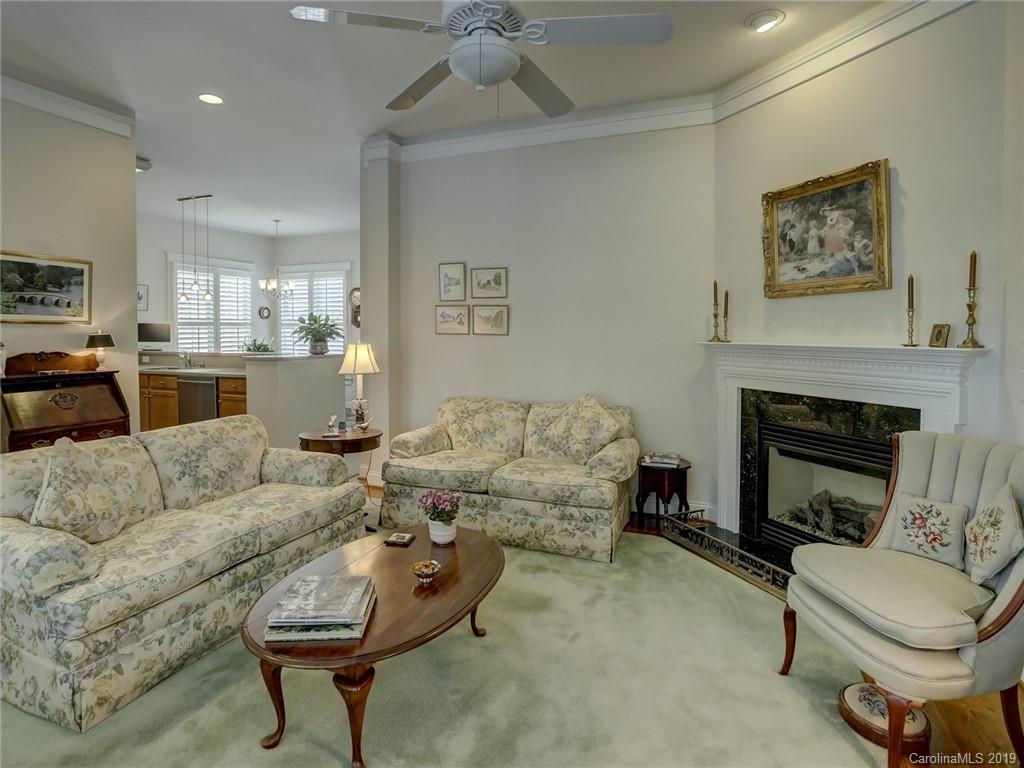 761 Shady Grove Crossing Fort Mill, SC 29708 - Photo 9 of 48 a living room with furniture a fireplace and a flat screen tv