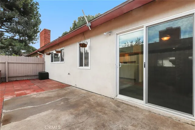a backyard of a house