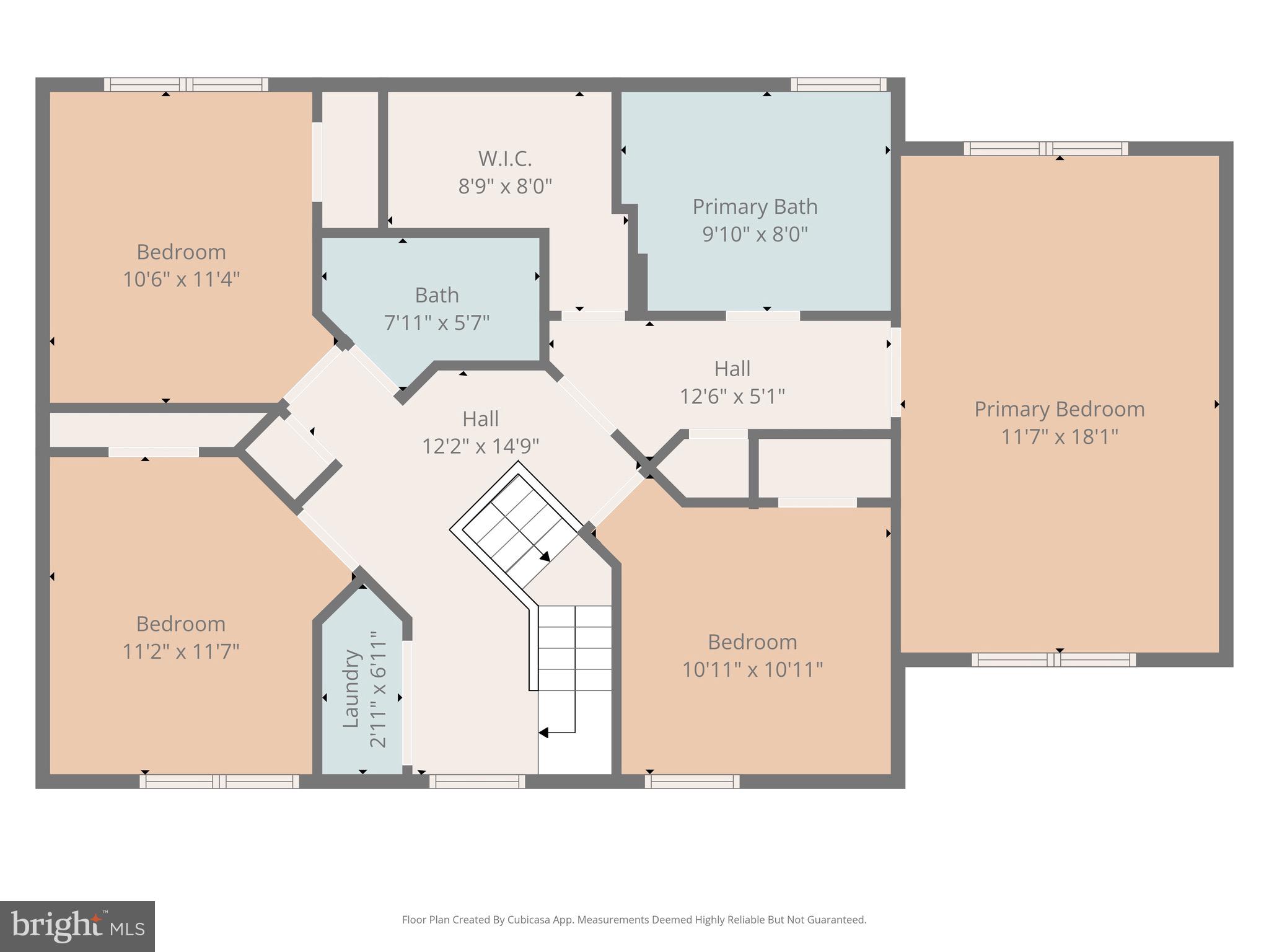 3068 Pony Ridge Turn Dumfries, VA 22026 - Photo 51 of 53 Upper level floor plan