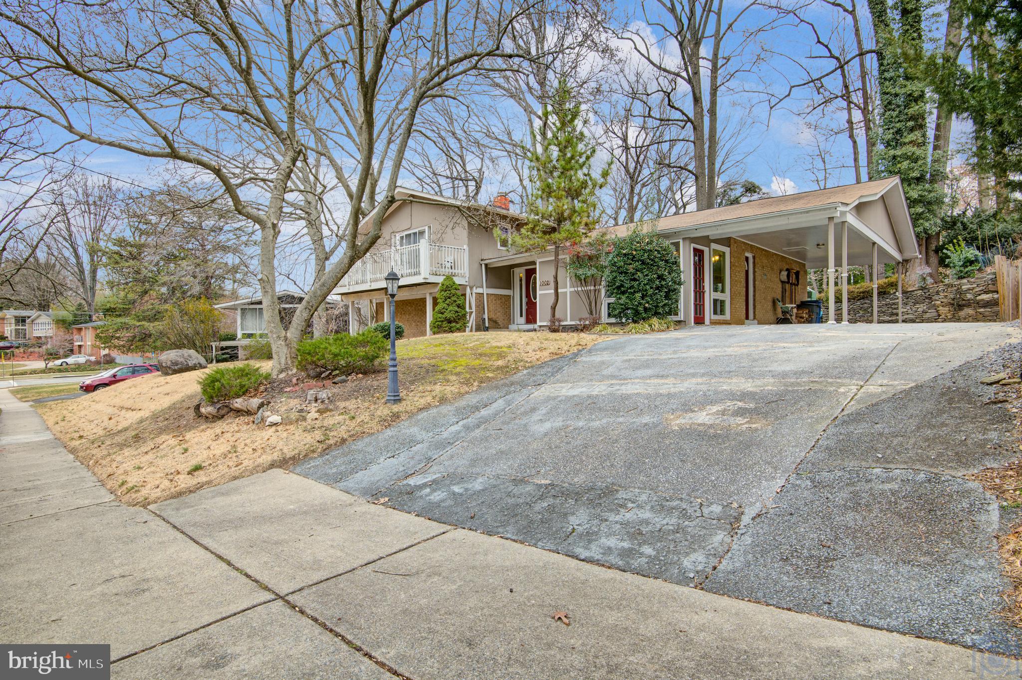 1002 La Grande Road Silver Spring, MD 20903 - Photo 2 of 33 Attached carport and extra long driveway