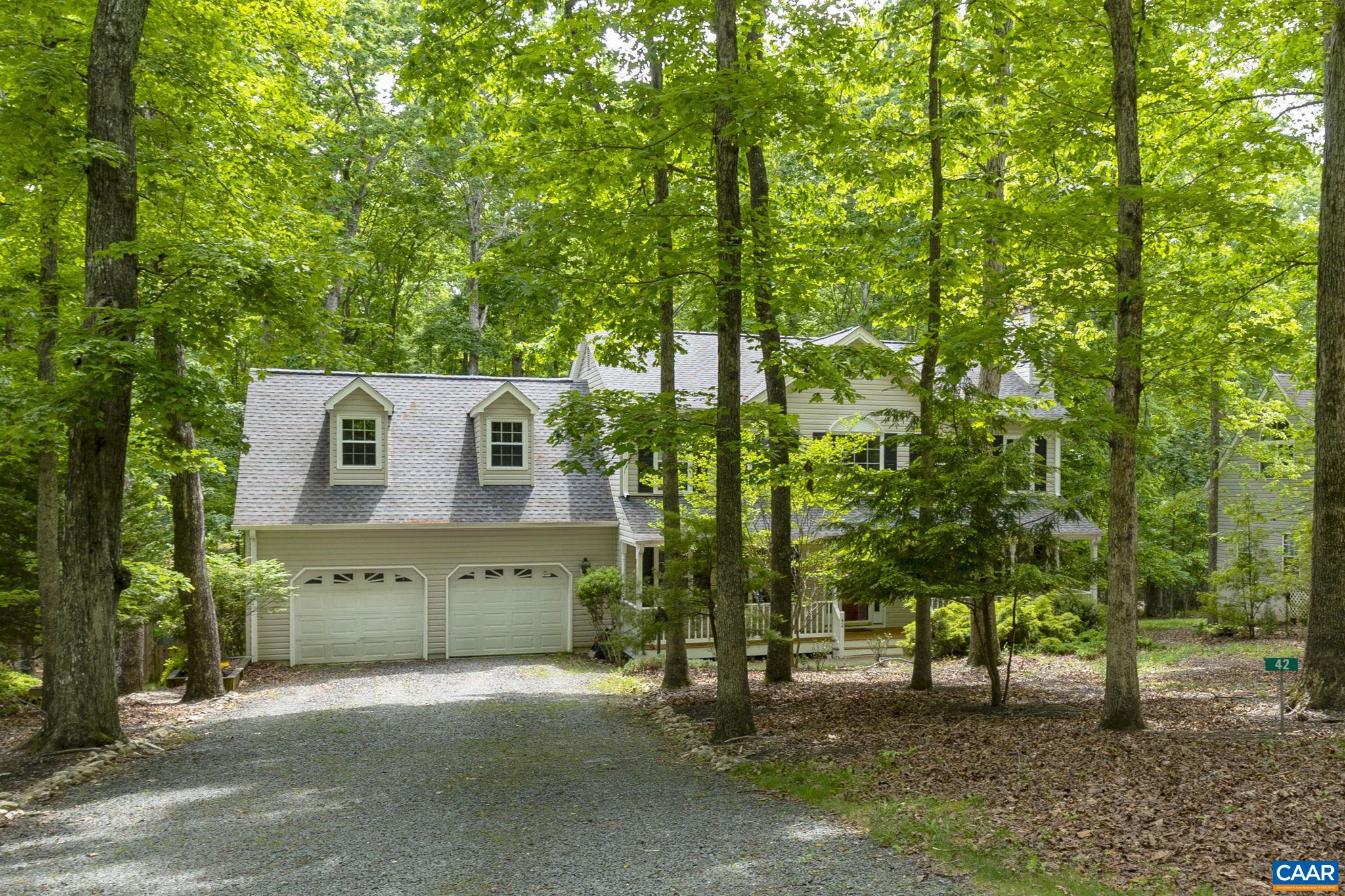 42 Oak Grove Road Palmyra, VA 22963 - Photo 34 of 37 a view of a house with a backyard