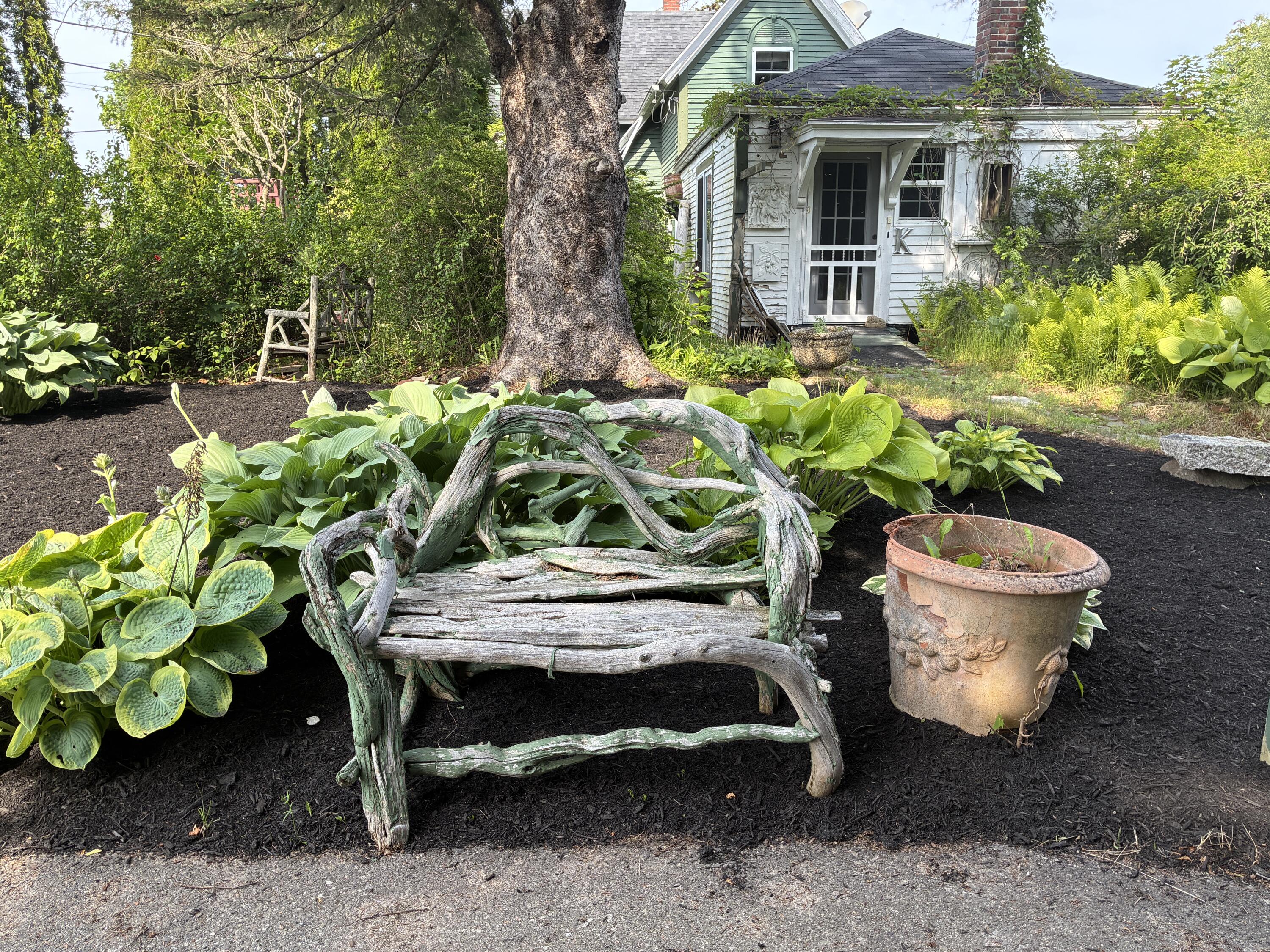 68 Village Road Steuben, ME 04680 - Photo 2 of 50 Front Garden Entrance, summer.
