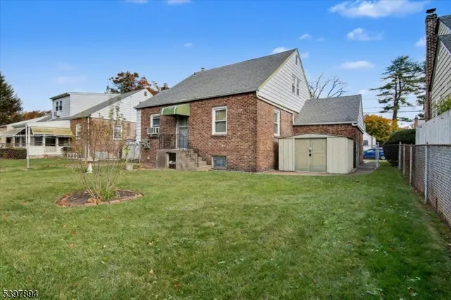 a front view of house with yard