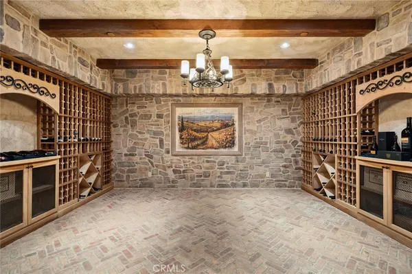 a room with fireplace