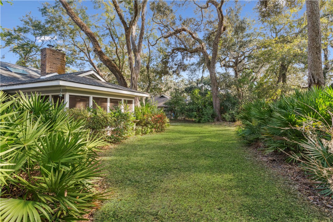 219 Five Pounds Road St. Simons Island, GA 31522 - Photo 27 of 29 Large backyard
