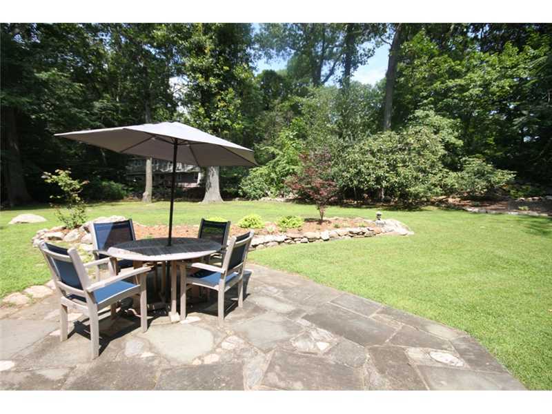 6 Little Brook Road Rowayton, CT 06853 - Photo 18 of 23 a view of backyard with outdoor seating