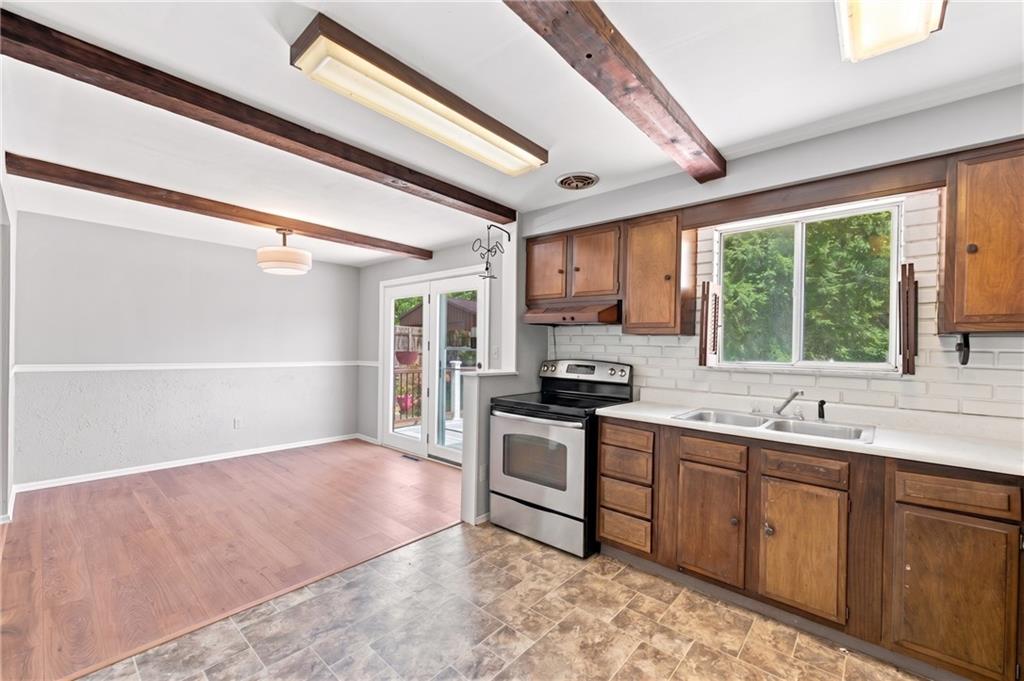 300 West Starz Road Cheswick, PA 15024 - Photo 20 of 39 The Kitchen features a good amount of cabinet and counter space, comes with all appliances, and is approximately 11'x10'